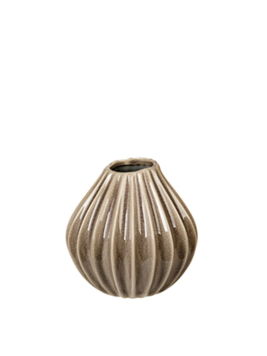 Vase Wide S rainy day (sand)