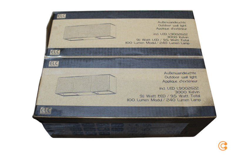 B-lager Elc Vanda LED útiveggljós, útiveggljós, útiljós, veggljós LA902