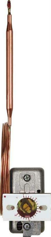 Innbyggður hitastillir frá Jumo, 0-200°C, hitastillir Tb, 1-póla, 230 V/AC