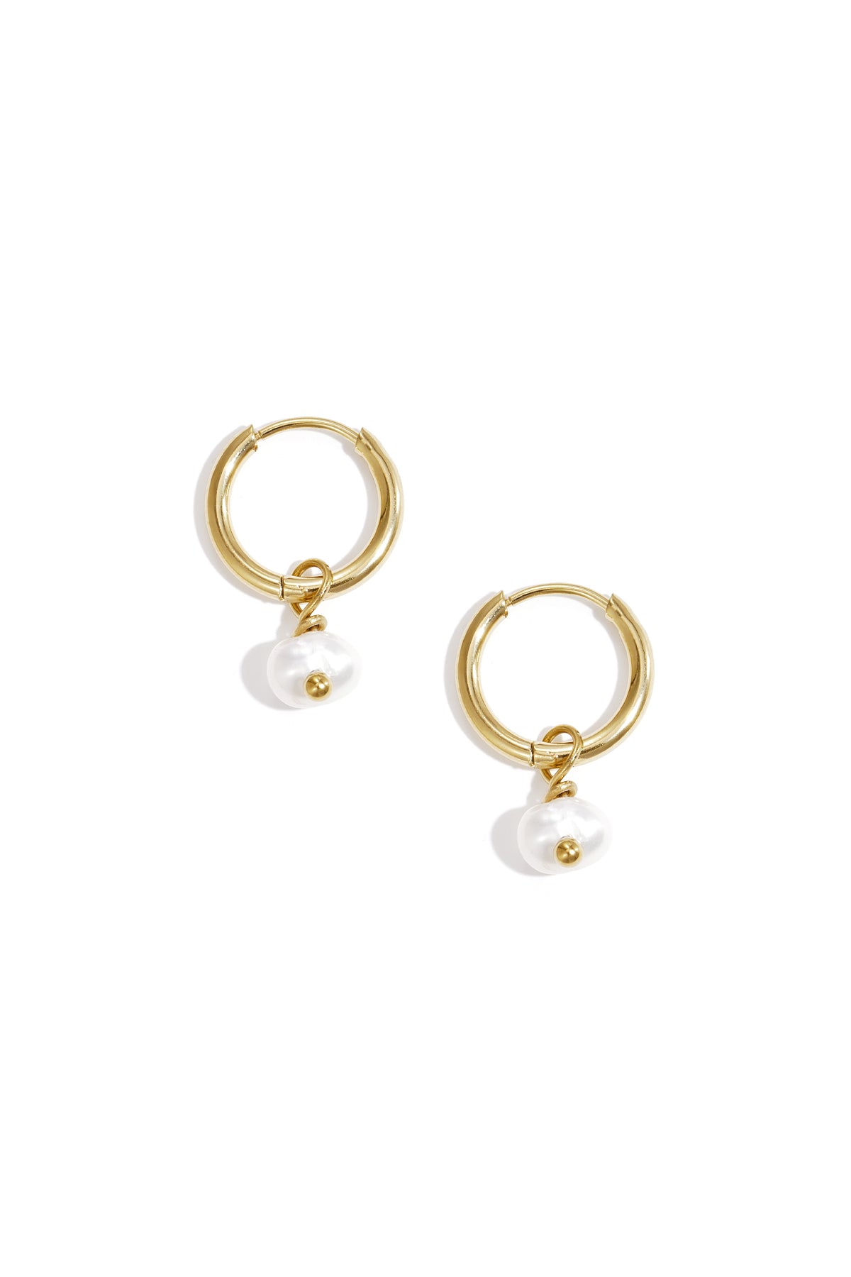 Ohrringe Pearl Of The Sea Grau Edelstahl