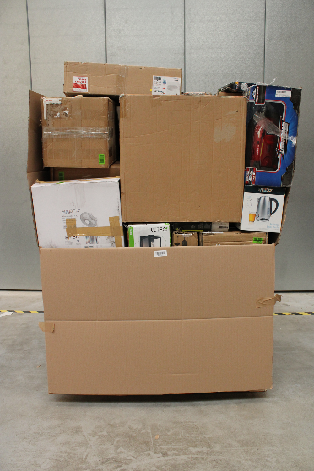 B-flokks blandaðar vöruskilavörur í pakka fyrir heimilistæki Braun KARE KNIPEX 36x