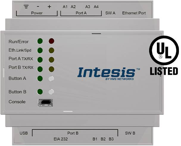B-stock Intesis INMBSMEB0100000 M-BUS Gateway Automation Remote Maintenance Interfaces