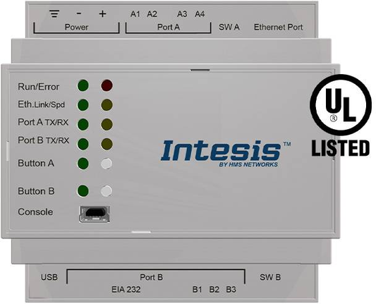 B-Ware Intesis INMBSMEB0100000 M-BUS Gateway Automatisierung Fernwartung Schnittstellen