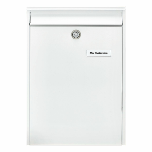 B-flokks Burg Wächter stálpóstkassasett Vario 86720 póstkortapóstkassa fyrir vegg