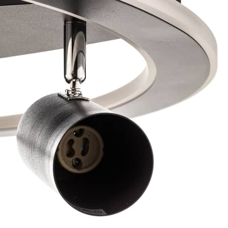 B-Ware Lindby Berisha Led Deckenlampe Deckenleuchte Lampe Leuchte 4flammig Schwarz G951