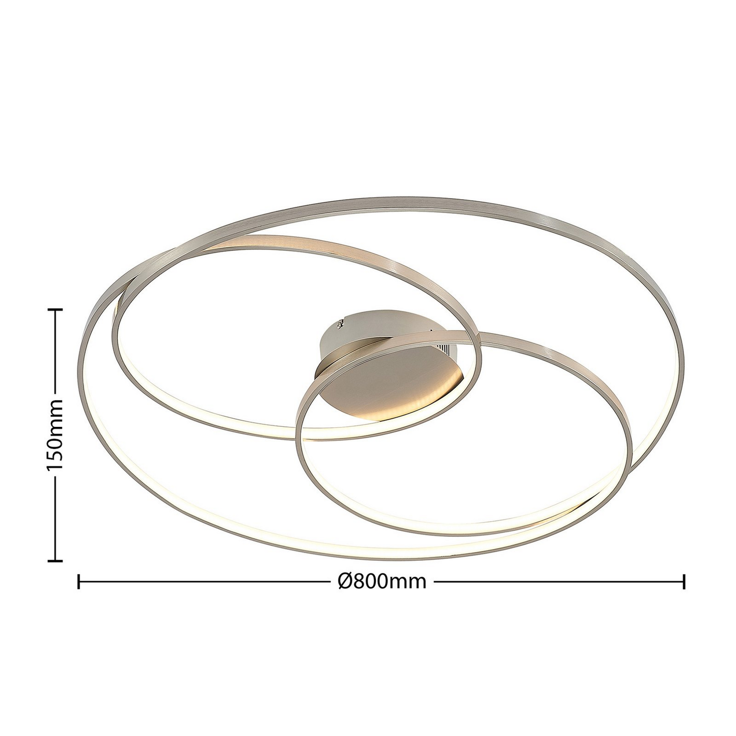 B-grade Lindby Kateryna LED ceiling lamp, ceiling light, living room lamp Nic333