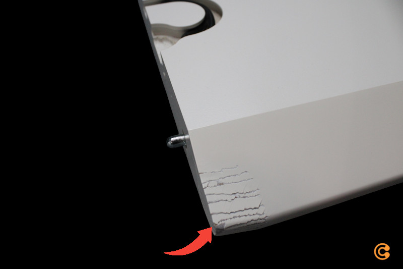 B-flokks Andersen Furniture framlengingarplata Dk10 fyrir útdraganlegt borð, lagskipt, hvít. Sjá texta/F38