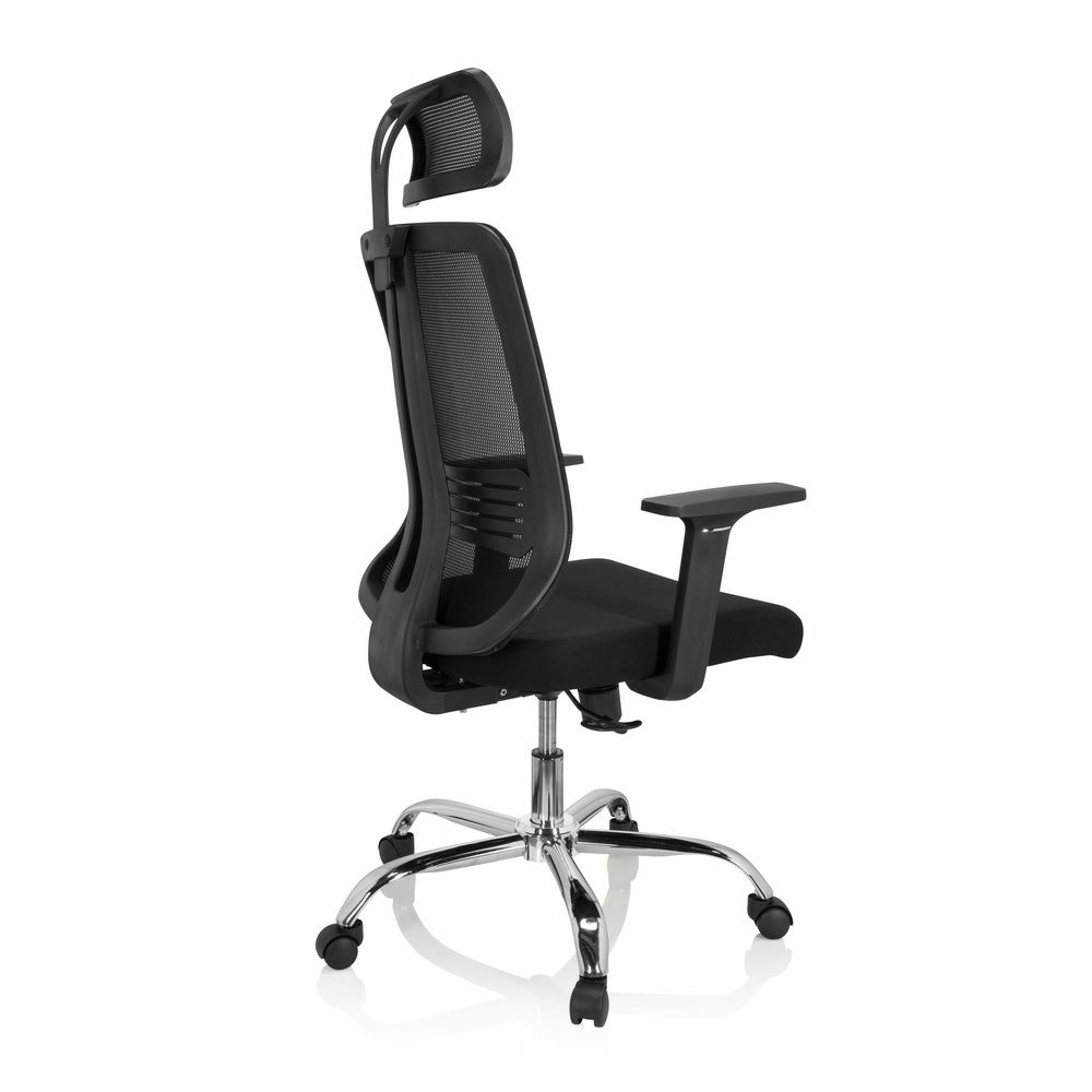 Hjh Office Zh 200 heimaskrifstofustóll, svartur, snúningsstóll, vinnustóll