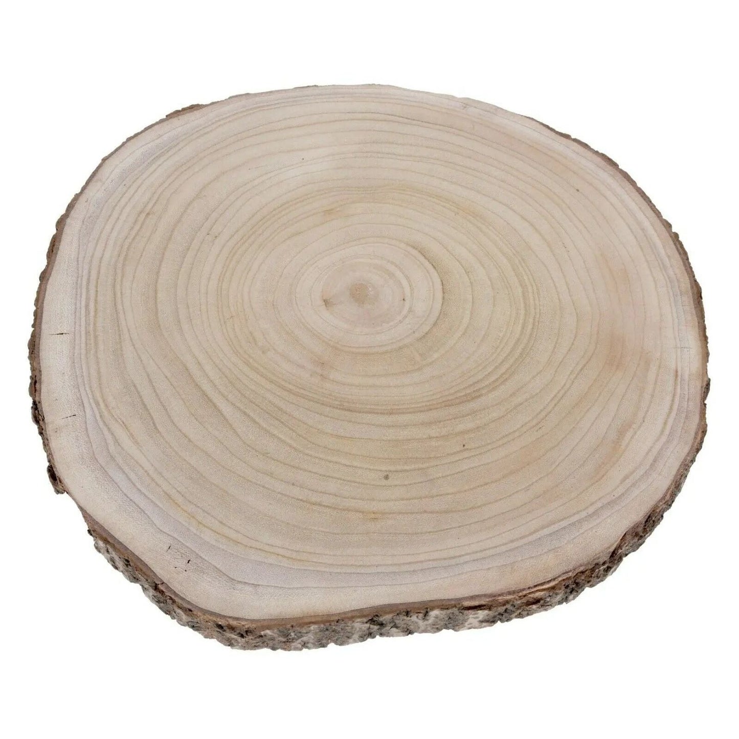 Holzbrett Baumscheibe Holz Brett Tischdeko Tablett Deko Holzplatte Ø 30 cm
