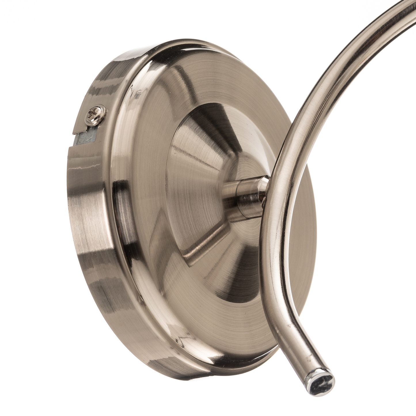 B-flokks Euluna Varietta veggljós með glerskjá, nikkeláferð, skrautlegt veggljós, lampi 