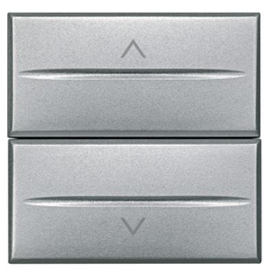 Tvöfaldur blindrofi frá Legrand af B-flokki, tvöfaldur hnappur, lás Hc4037/2