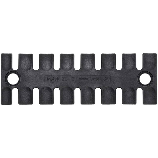 B-grade Icotek Zl 121 strain relief strip, wall strain relief, 63 pieces