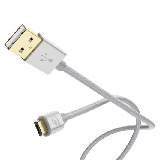 2m Micro USB cable from NALIA, stable sync mobile phone high-speed charging/data cable