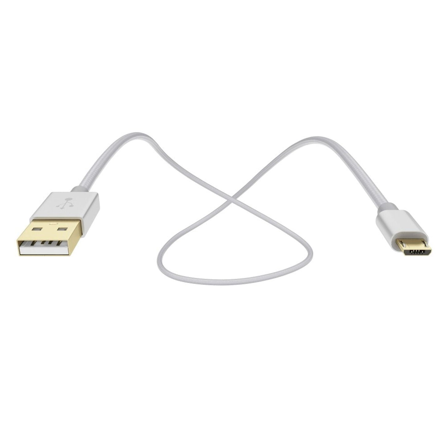 3m Micro USB cable from NALIA, stable sync mobile phone high-speed charging/data cable