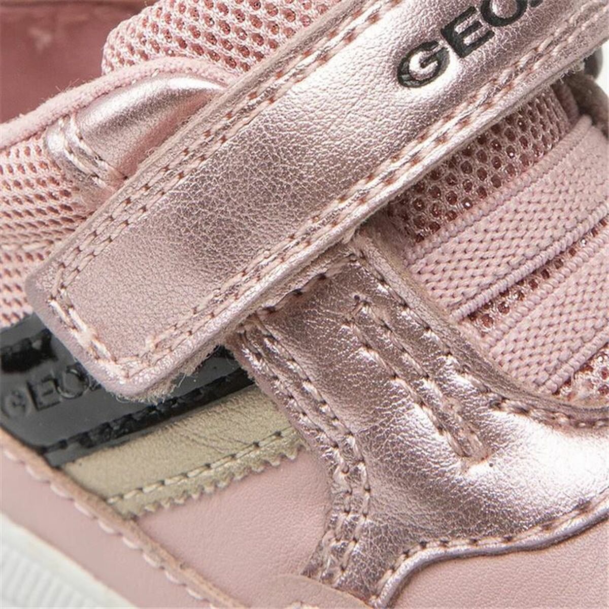 Geox Rishon bleikir íþróttaskór fyrir börn