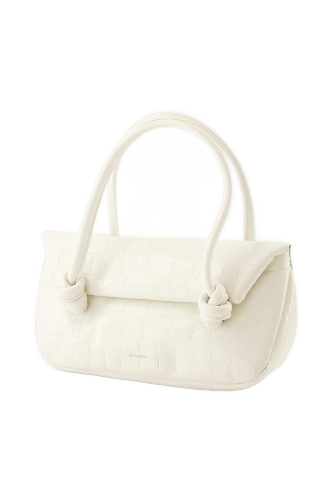 Knot Sm Schultertasche - Jil Sander - Leder - Beige