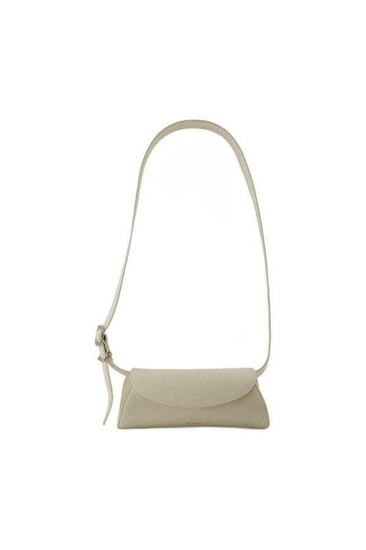 Cannolo Mini Handtasche - Jil Sander - Leder - Eggshell