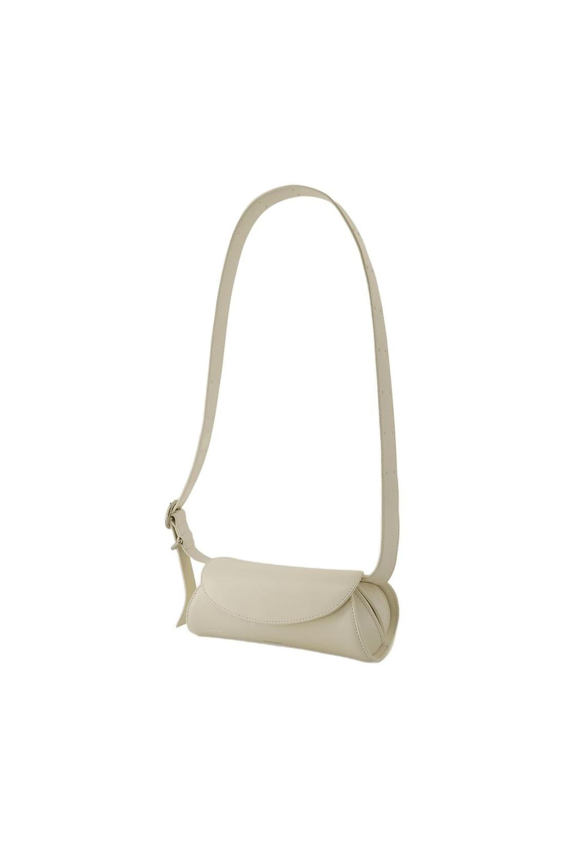 Cannolo Mini Handtasche - Jil Sander - Leder - Eggshell
