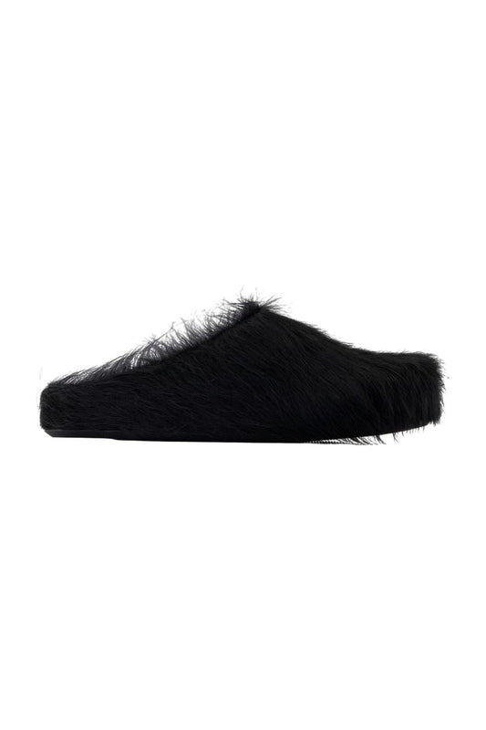 Mules Fussbett Sabot - Marni - Leder - Schwarz