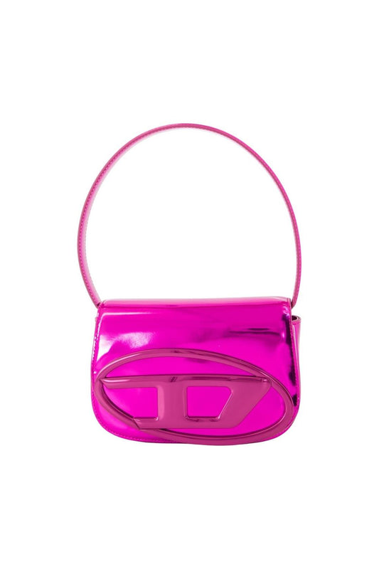 1DR Schultertasche - DIESEL - Leder - Fushia