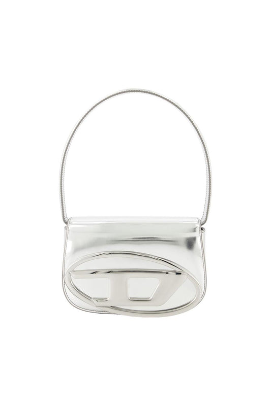 1DR Schultertasche - Diesel - Leder - Silber