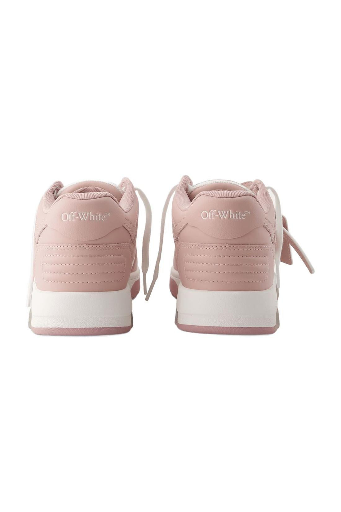 Out Of Office Sneakers - Off White - White/Pink - Leather