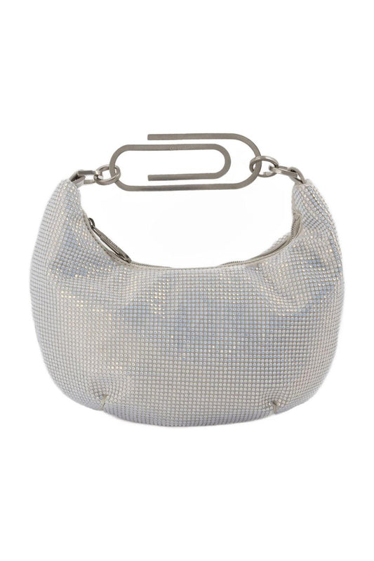 Tasche Binder Clip 20 in Strass / blau