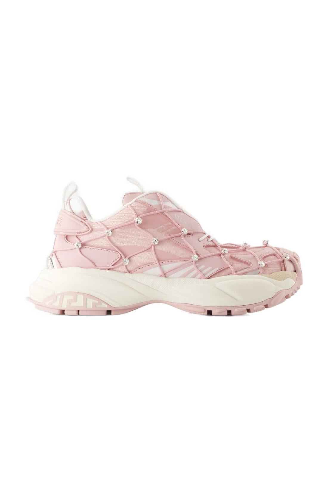Sneakers - Versace - Leder - Rosa