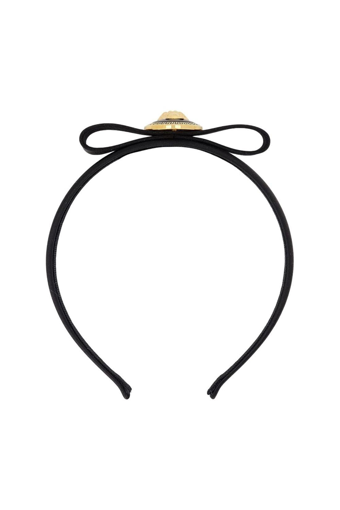 Medusa-Kopfbügel - Versace - Satin - Schwarz