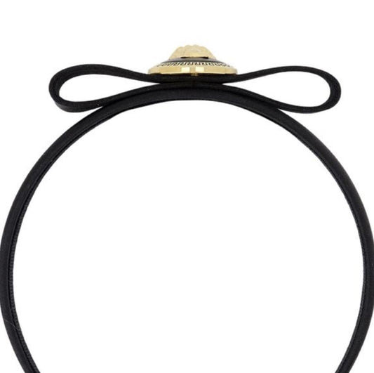 Medusa-Kopfbügel - Versace - Satin - Schwarz