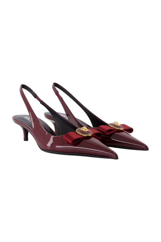 Pumps T.45 - Versace - Leder - Bordeaux