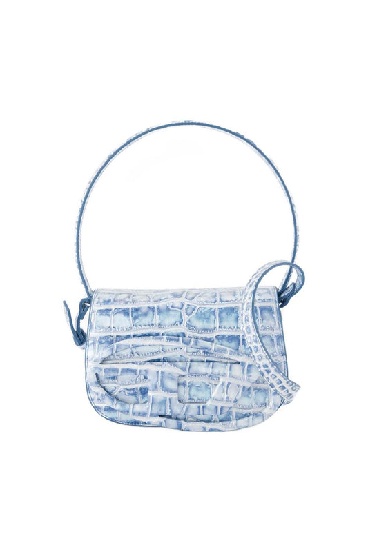 1dr Schultertasche - Diesel - Leder - Blau