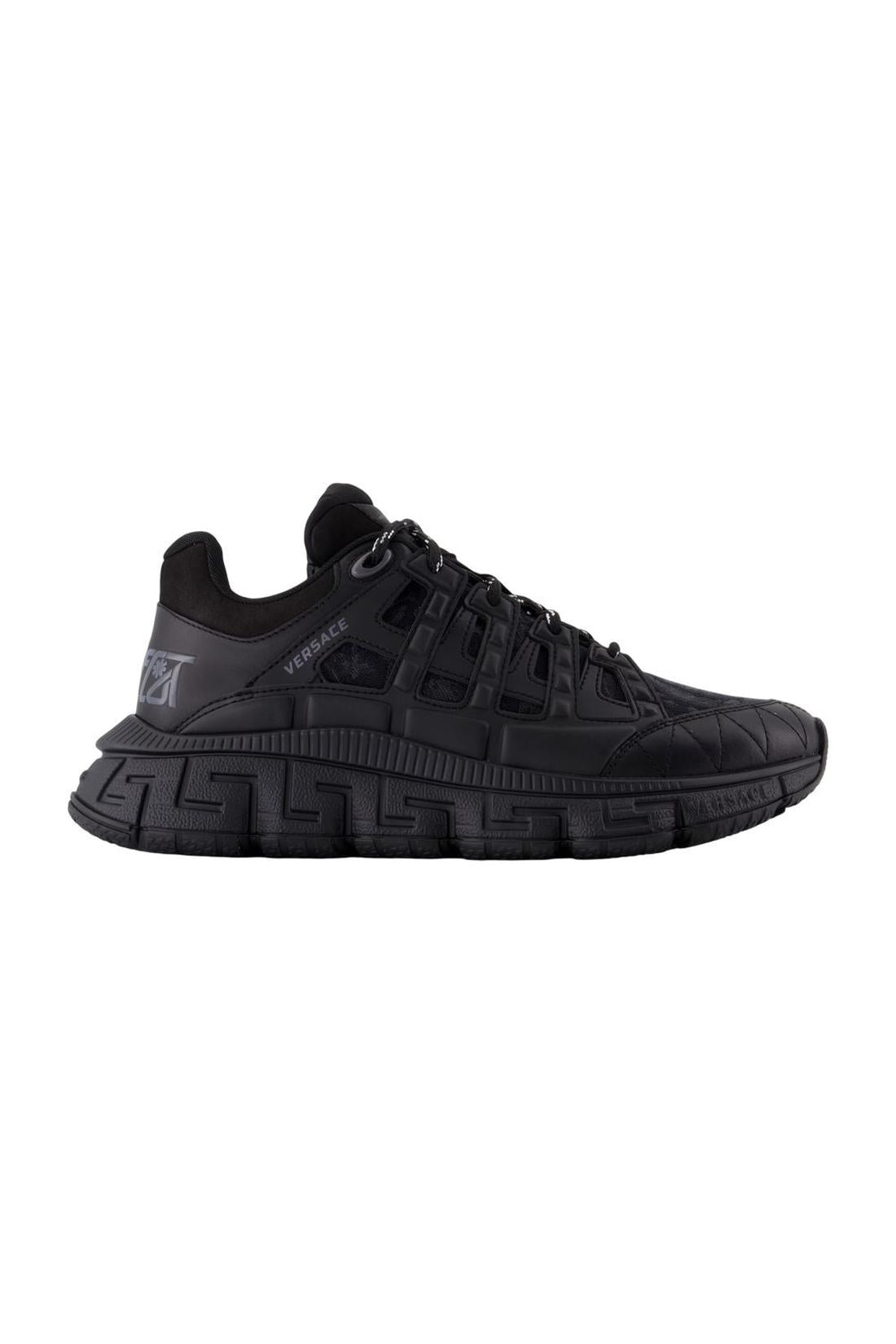 Sneakers - Versace - Leder - Schwarz