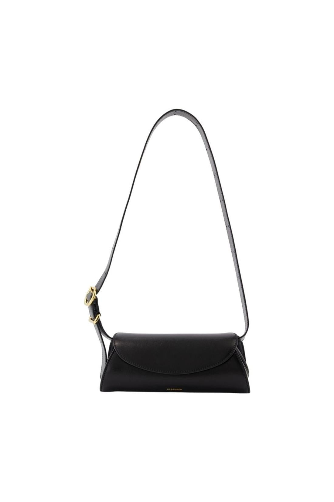 Cannolo Mini Handtasche - Jil Sander - Leder - Schwarz