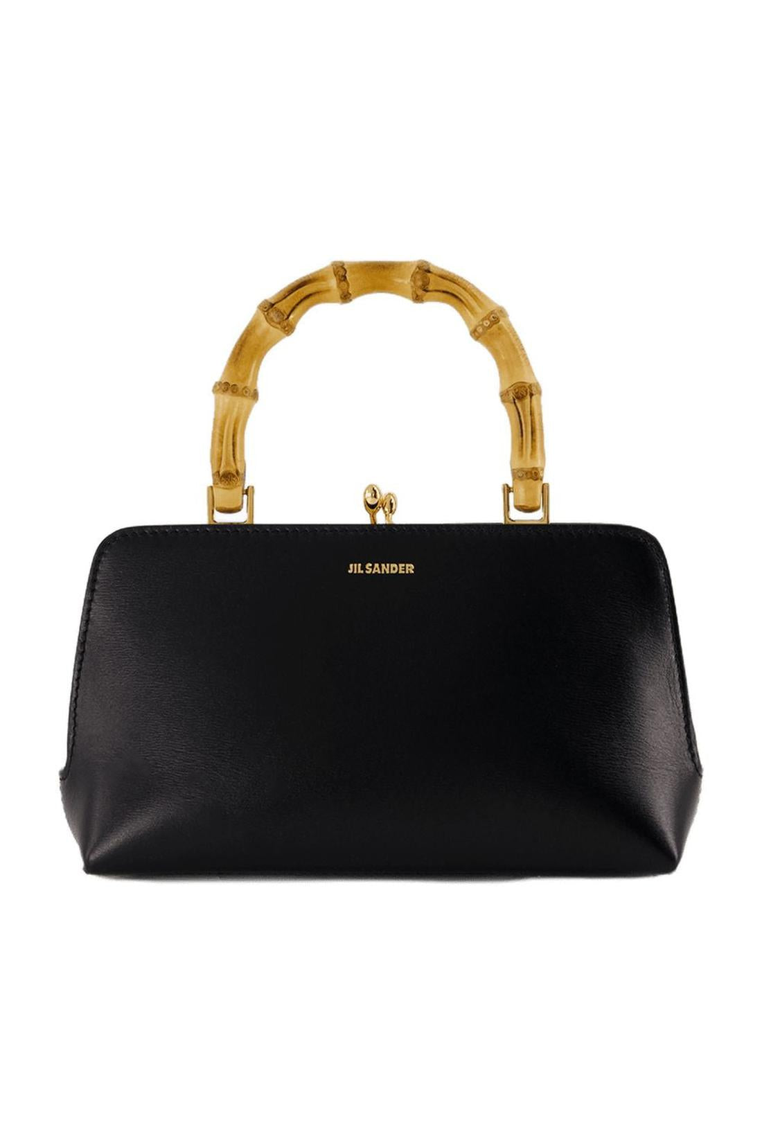 Hobo Bag Goji Mini - Jil Sander - Leder - Schwarz