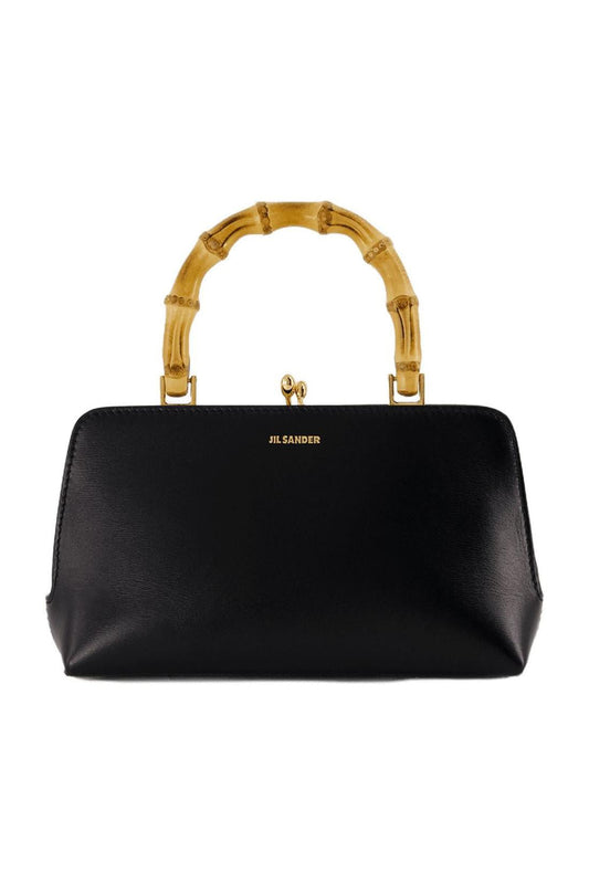 Hobo Bag Goji Mini - Jil Sander - Leder - Schwarz