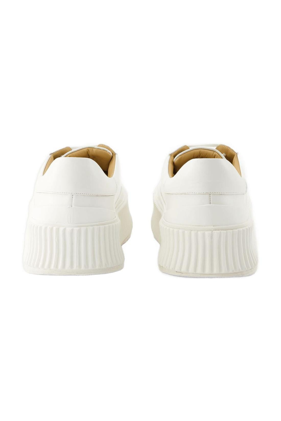 Sneakers - Jil Sander - Leder - Beige