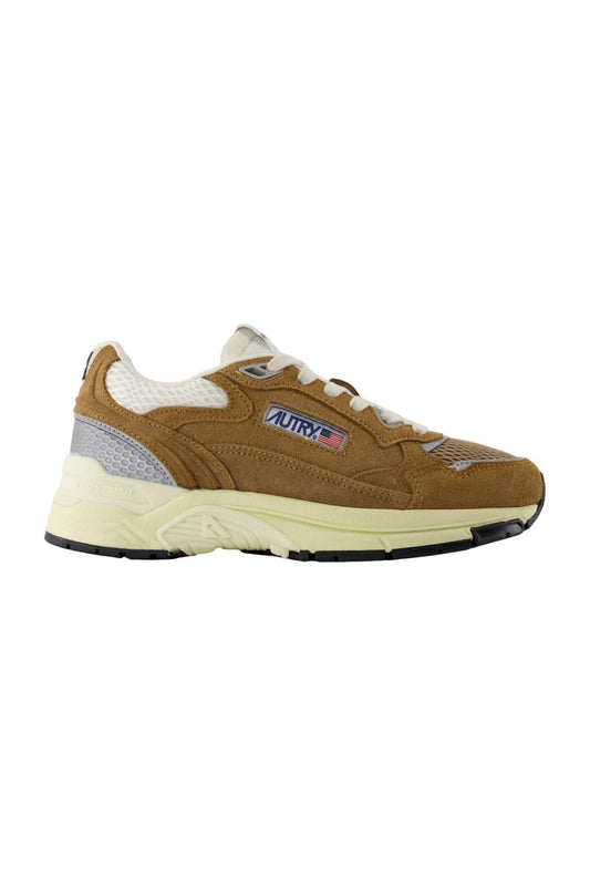 Hyperway Sneakers - Autry - Leder - Khaki