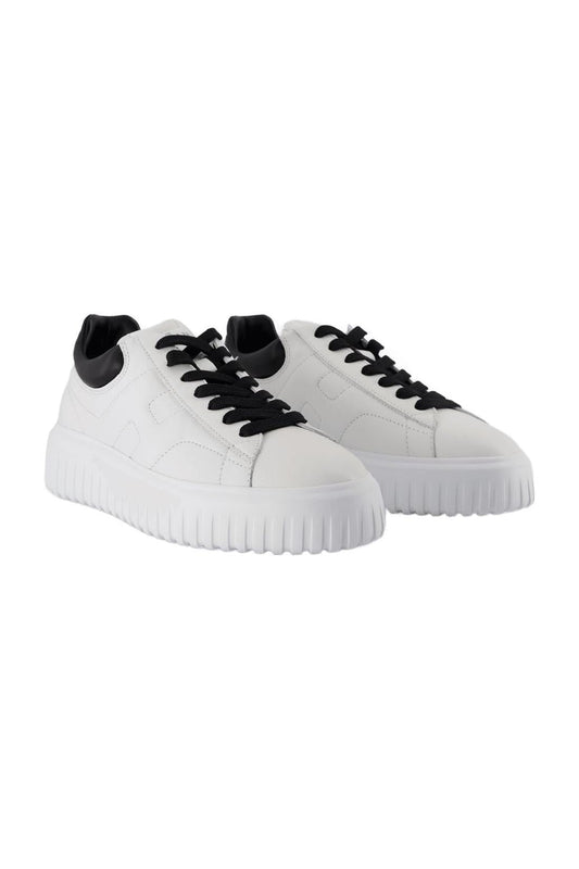 Sneakers H Stripes - Hogan - Leder - Weiß
