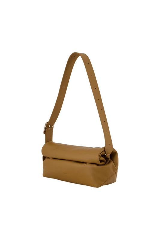 Rollup Small Square Belt Schultertasche - Jil Sander - Leder - Khaki
