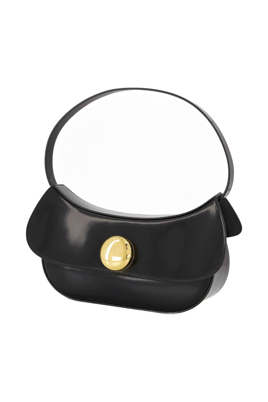 Hobo Medium - Marni - Leder - Schwarz