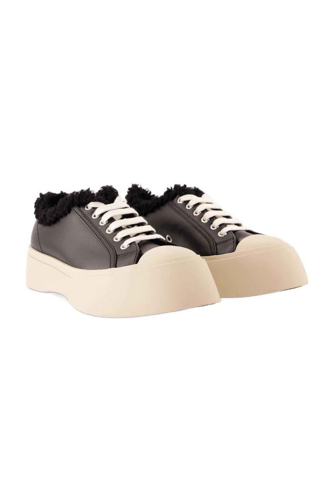 Sneakers Lace Pablo - Marni - Leder - Schwarz