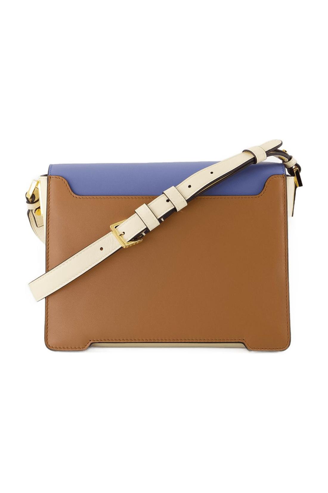 Handtasche Medium - Marni - Leder - Braun