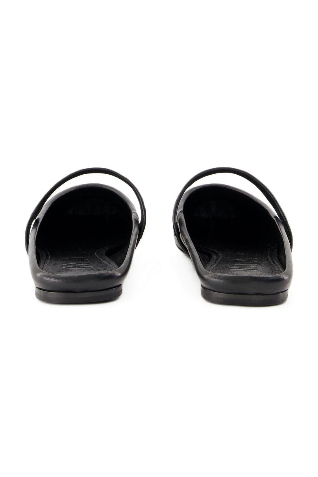 Pantoletten - Marni - Leder - Schwarz