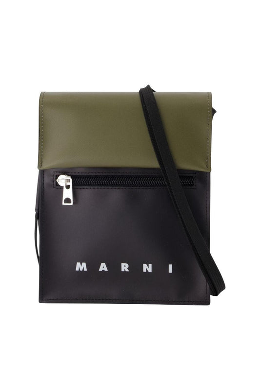 Tribeca Schultertasche - Marni - Synthetik - Schwarz