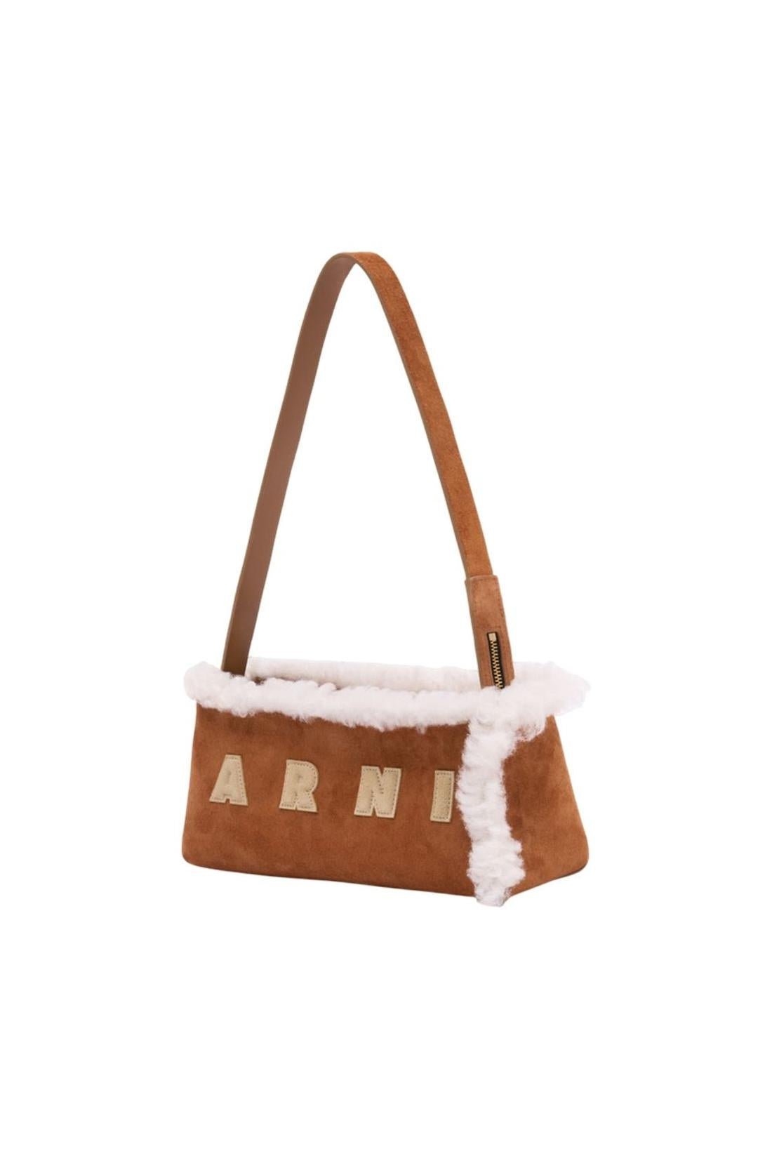 Museo Schultertasche - Marni - Leder - Braun