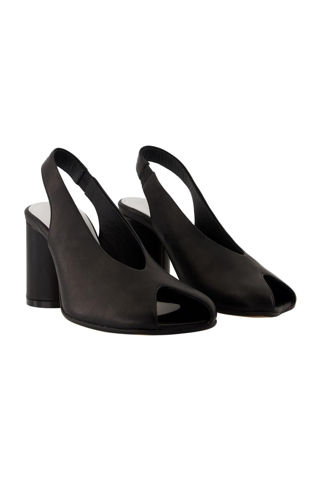 Pumps - MM6 Maison Margiela - Leder - Schwarz