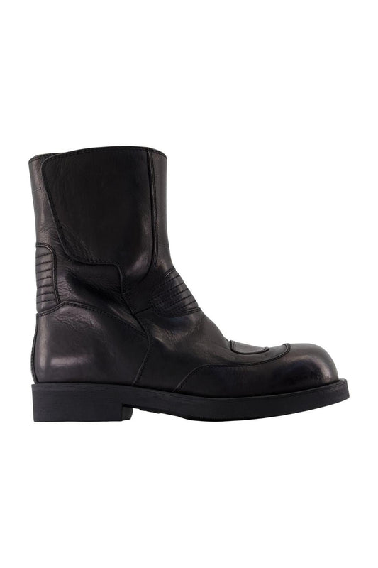 Stiefeletten - MM6 Maison Margiela - Leder - Schwarz