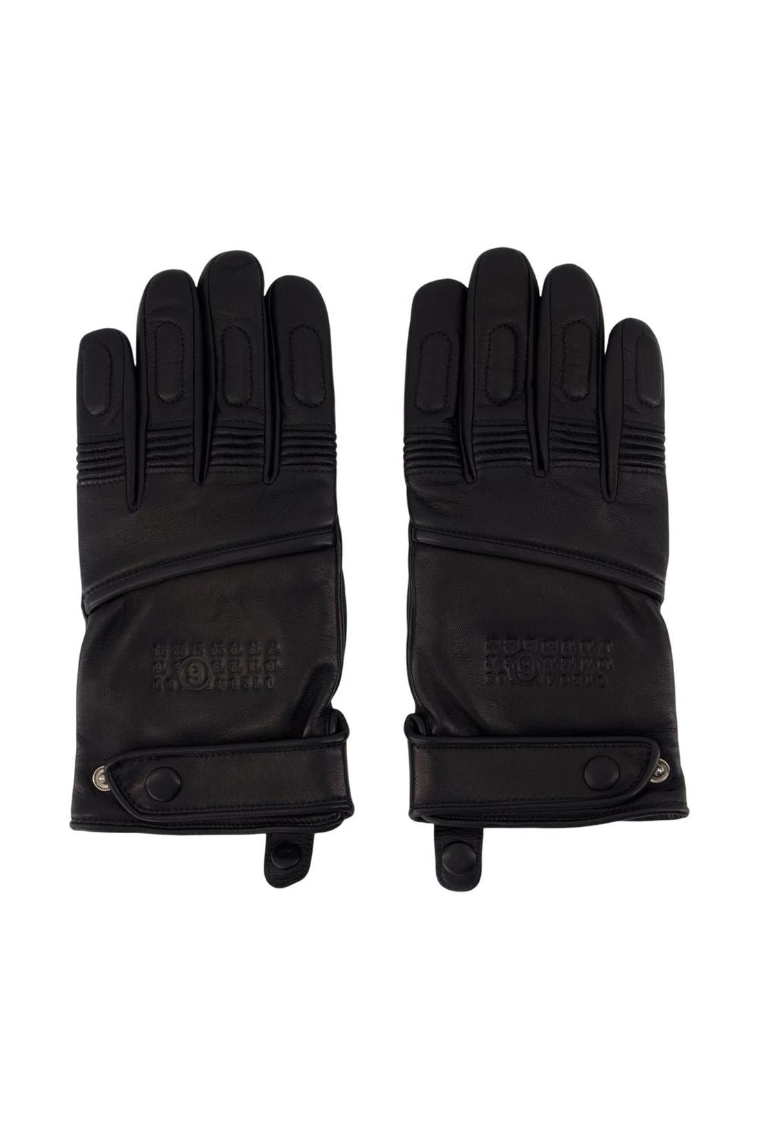 Handschuhe - MM6 Maison Margiela - Leder - Schwarz