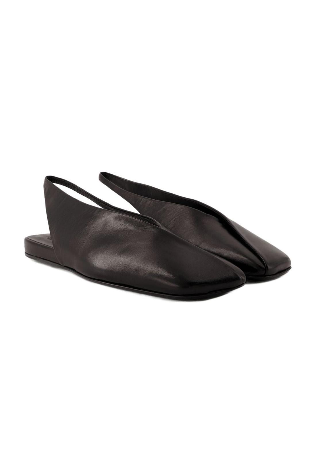 Ballettsandalen - Jil Sander - Leder - Schwarz